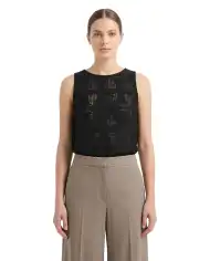 ICHI BLUSA HOVA NERO