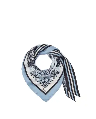LIU JO BANDANA TRIANGOLARE AZZURRO