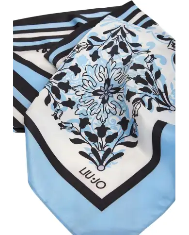 LIU JO BANDANA TRIANGOLARE AZZURRO