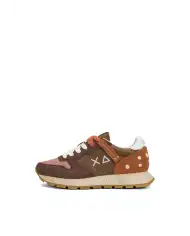 SUN 68 SNEAKERS ALLY VINTAGE MARRONE