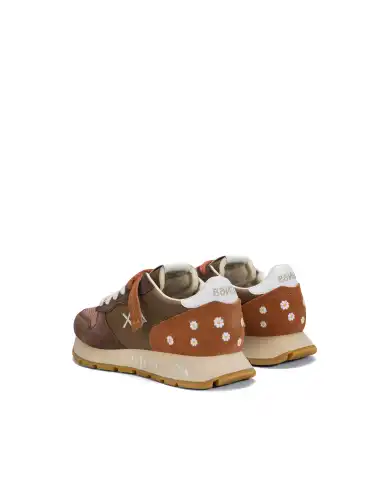 SUN 68 SNEAKERS ALLY VINTAGE MARRONE