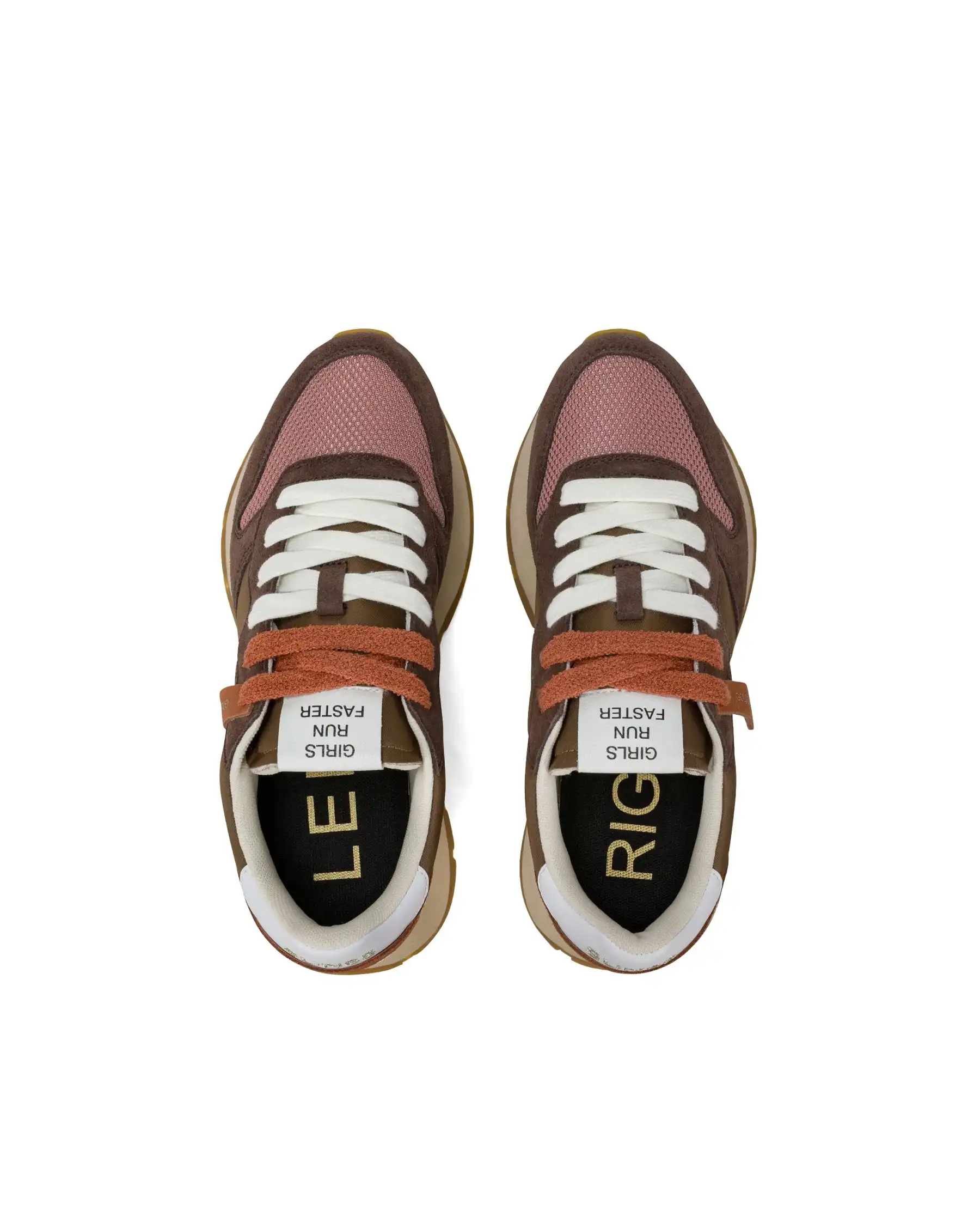 SUN 68 SNEAKERS ALLY VINTAGE MARRONE