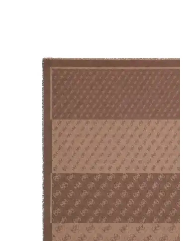 GUESS FOULARD LINDSEY JACQUARD MARRONE