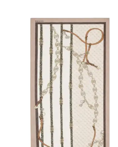 GUESS SCIARPA PRINTED BEIGE