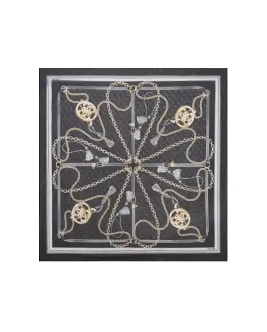 GUESS FOULARD PRINTED NERO