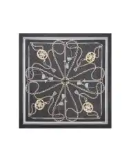 GUESS FOULARD PRINTED NERO
