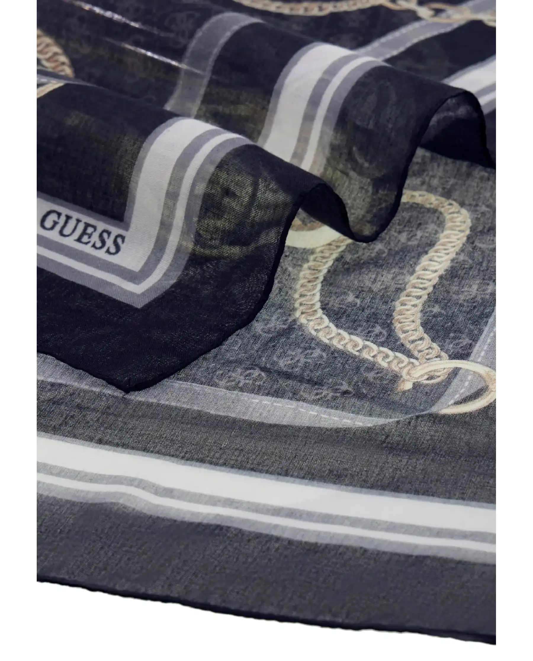 GUESS FOULARD PRINTED NERO
