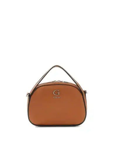GUESS BORSA COLEEN TOP ZIP CROSSBODY COGNAC