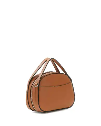 GUESS BORSA COLEEN TOP ZIP CROSSBODY COGNAC