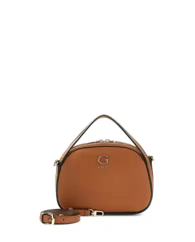 GUESS BORSA COLEEN TOP ZIP CROSSBODY COGNAC