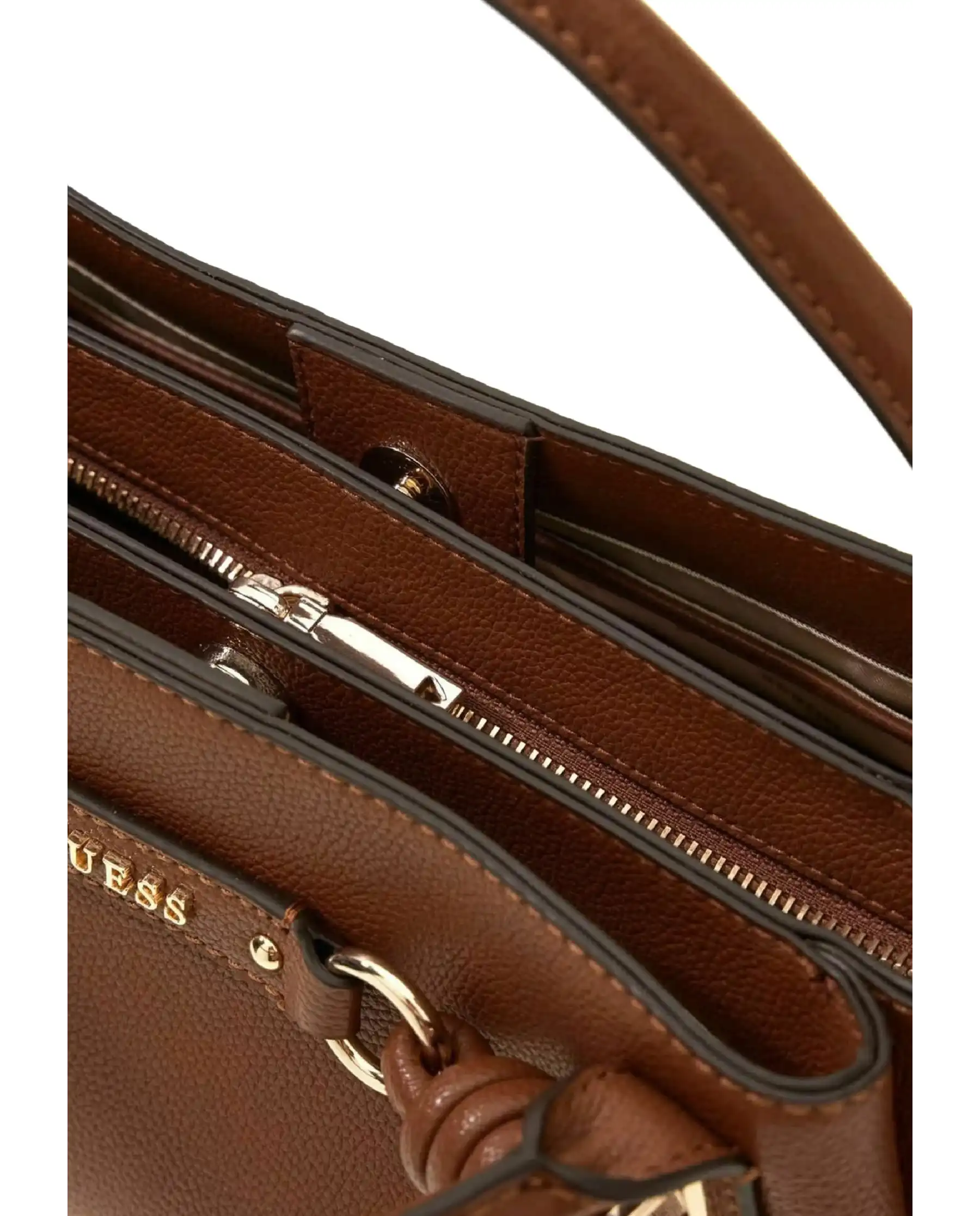 GUESS BORSA CAMELIA COGNAC