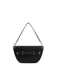 GUESS BORSA CAMELIA FLAP SHOULDER NERO