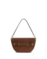 GUESS BORSA CAMELIA FLAP SHOULDER COGNAC