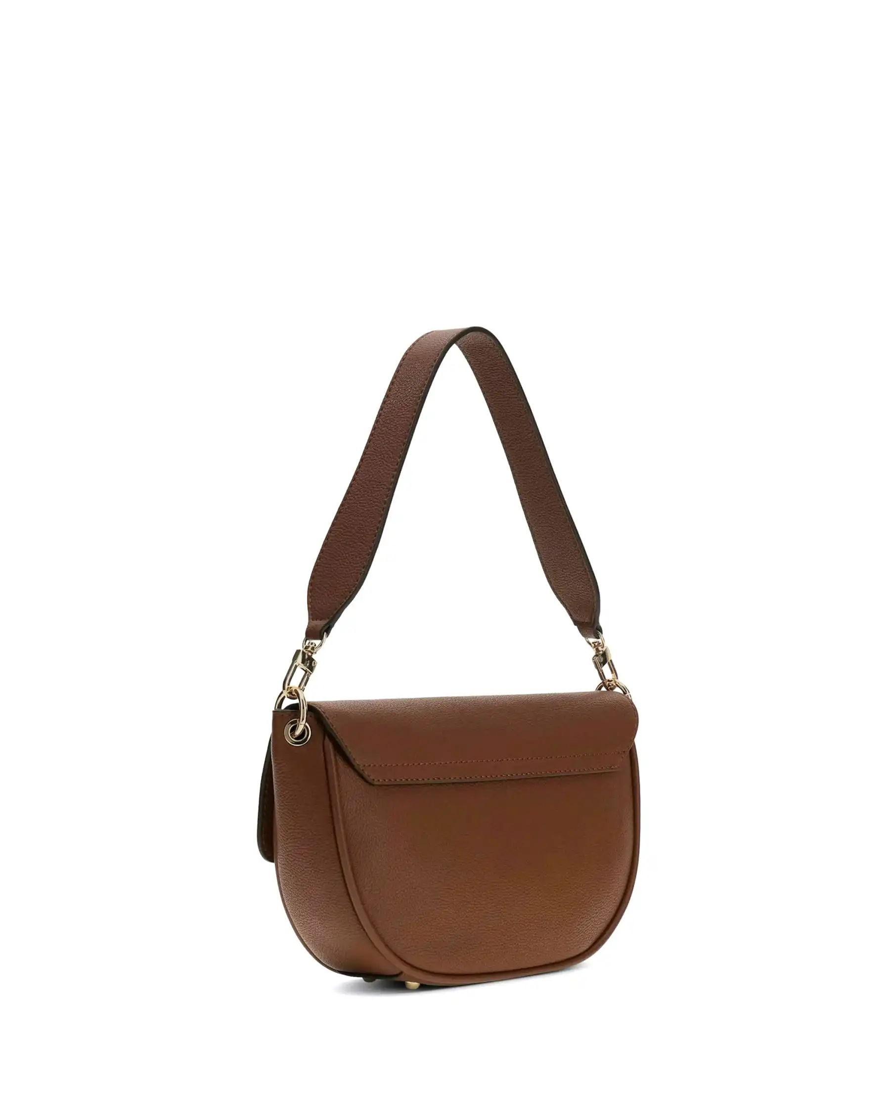 GUESS BORSA CAMELIA FLAP SHOULDER COGNAC