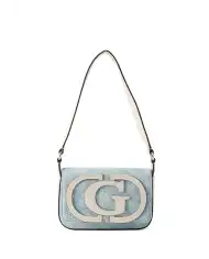 GUESS BORSA RUBY FLAP SHOULDER CIELO