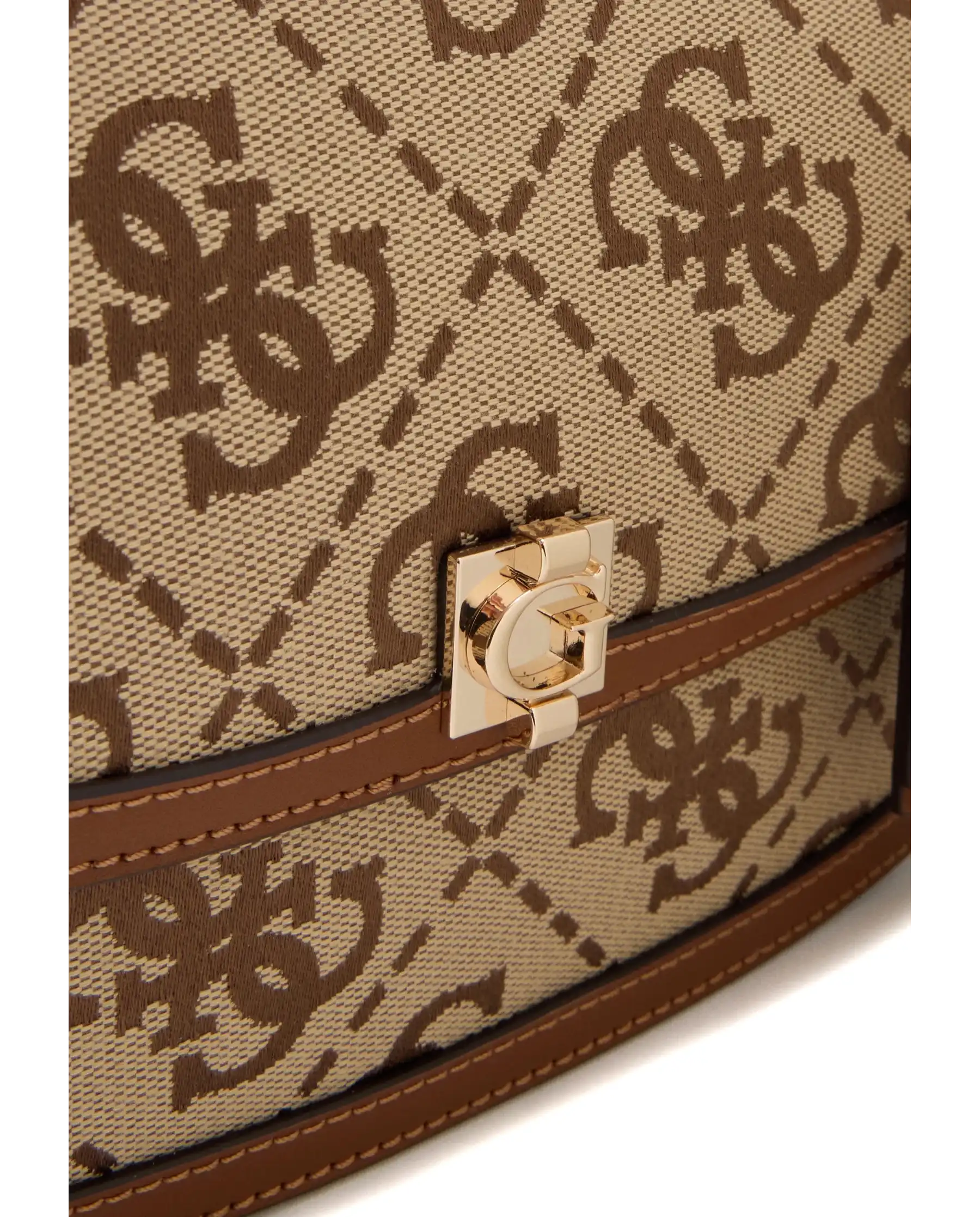 GUESS BORSA AUDREY LOGO BEIGE