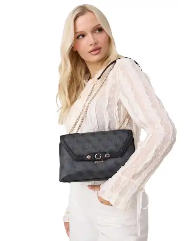 GUESS BORSA LINDSEY CONVERTIBLE XBODY NERO