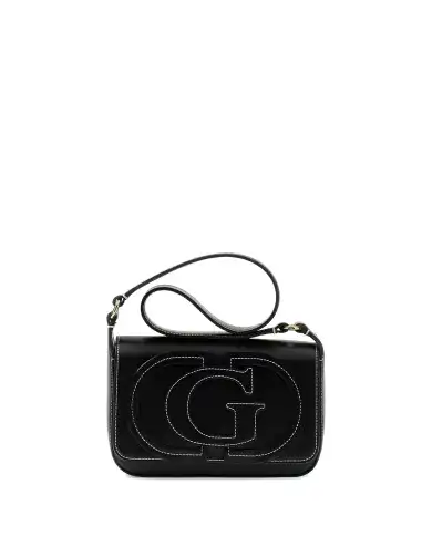 GUESS BORSA RUBY FLAP SHOULDER NERO
