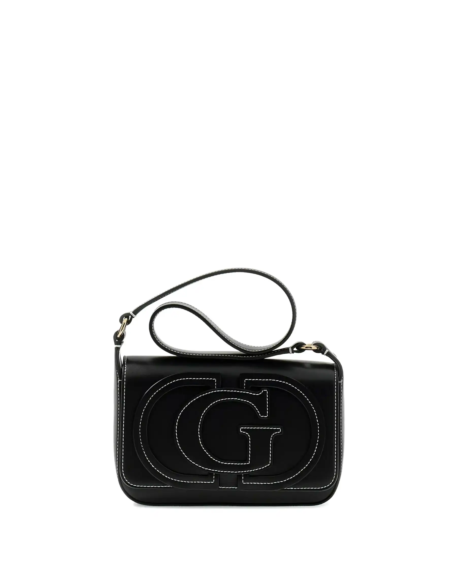 GUESS BORSA RUBY FLAP SHOULDER NERO
