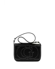 GUESS BORSA RUBY FLAP SHOULDER NERO