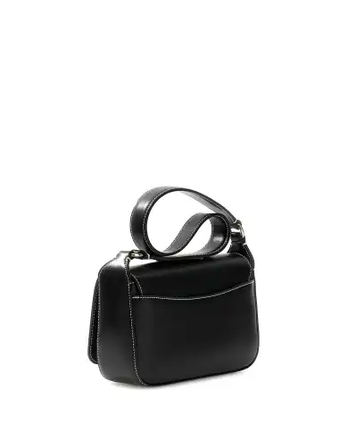 GUESS BORSA RUBY FLAP SHOULDER NERO