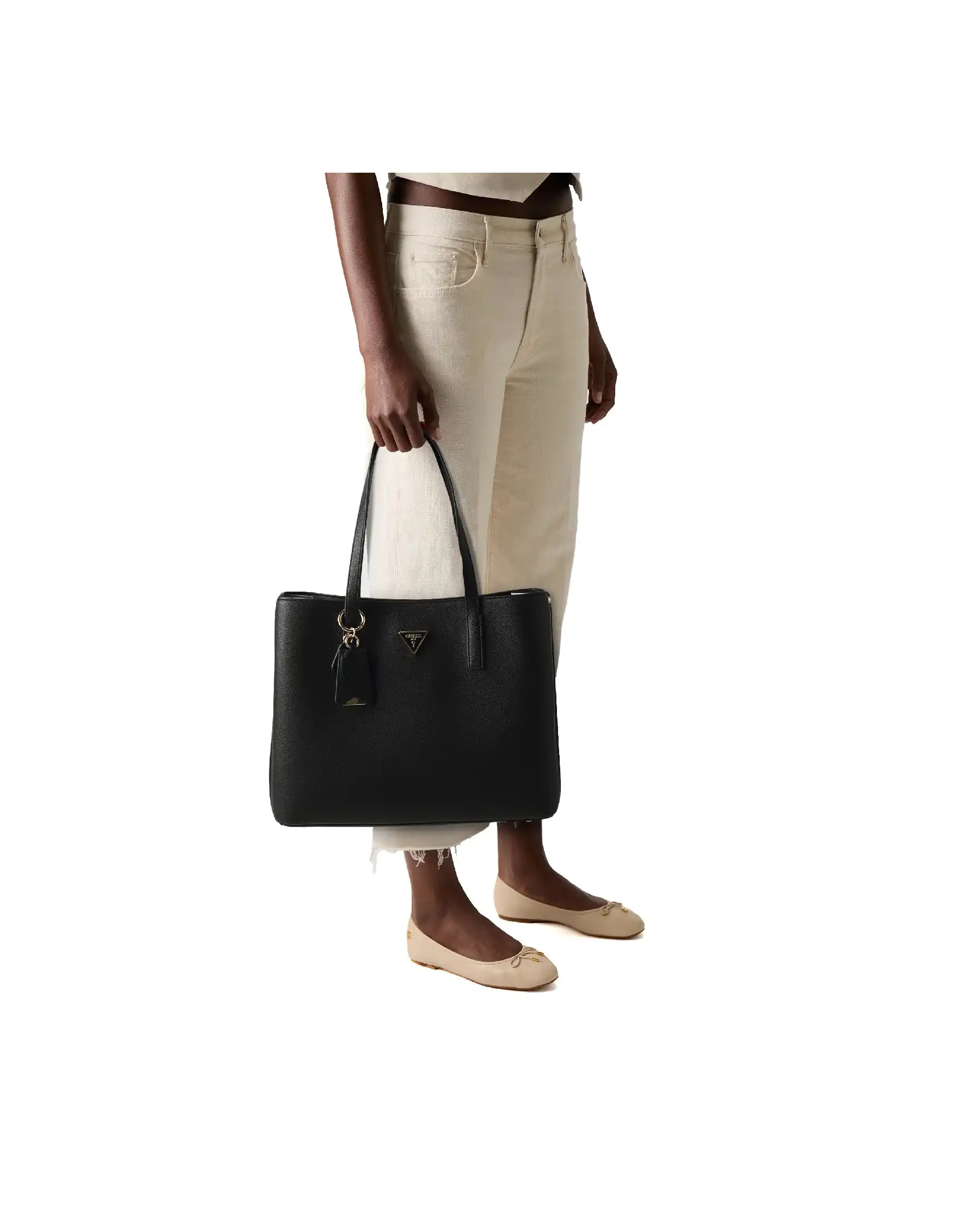 GUESS BORSA MERIDIAN NERO