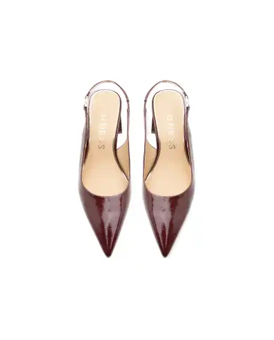 GUESS SLING BACK SINYA BORDEAUX
