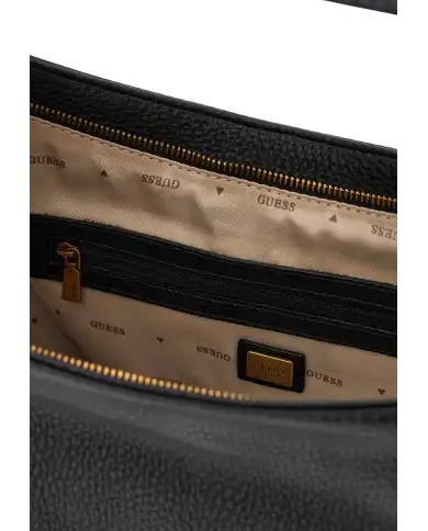 GUESS BORSA CAMDEN LARGE SHOULDER NERO