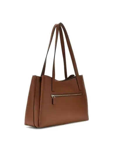 GUESS BORSA CAMELIA COGNAC