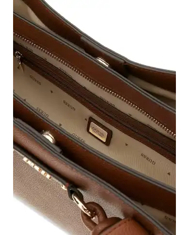 GUESS BORSA CAMELIA COGNAC