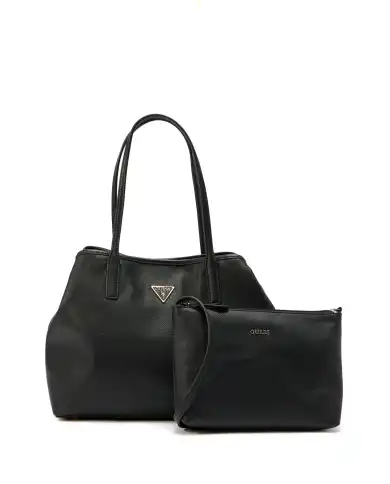 GUESS BORSA VICTTORIA 2 IN 1 NERO