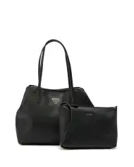 GUESS BORSA VICTTORIA 2 IN 1 NERO