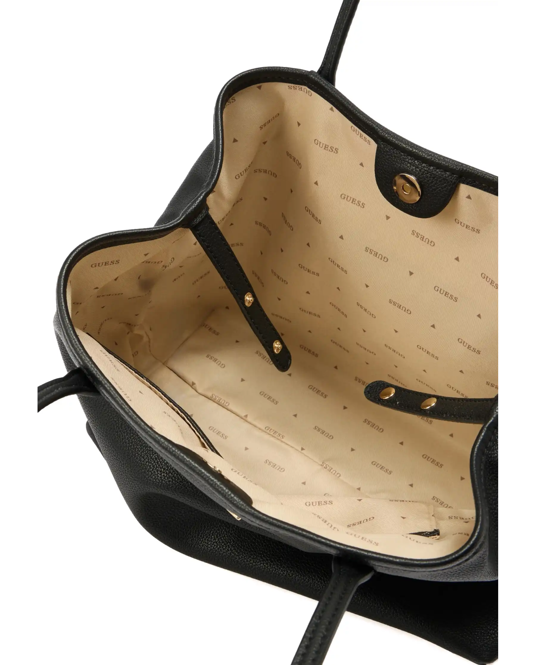 GUESS BORSA VICTTORIA 2 IN 1 NERO