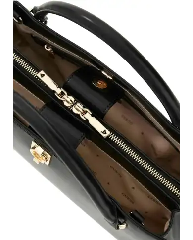 GUESS BORSA AUDREY SML GIRLFRIEND SATCHEL NERO