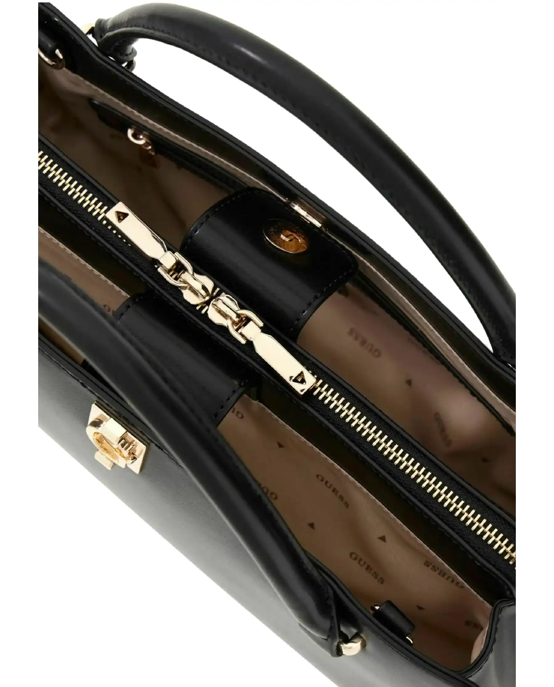 GUESS BORSA AUDREY SML GIRLFRIEND SATCHEL NERO