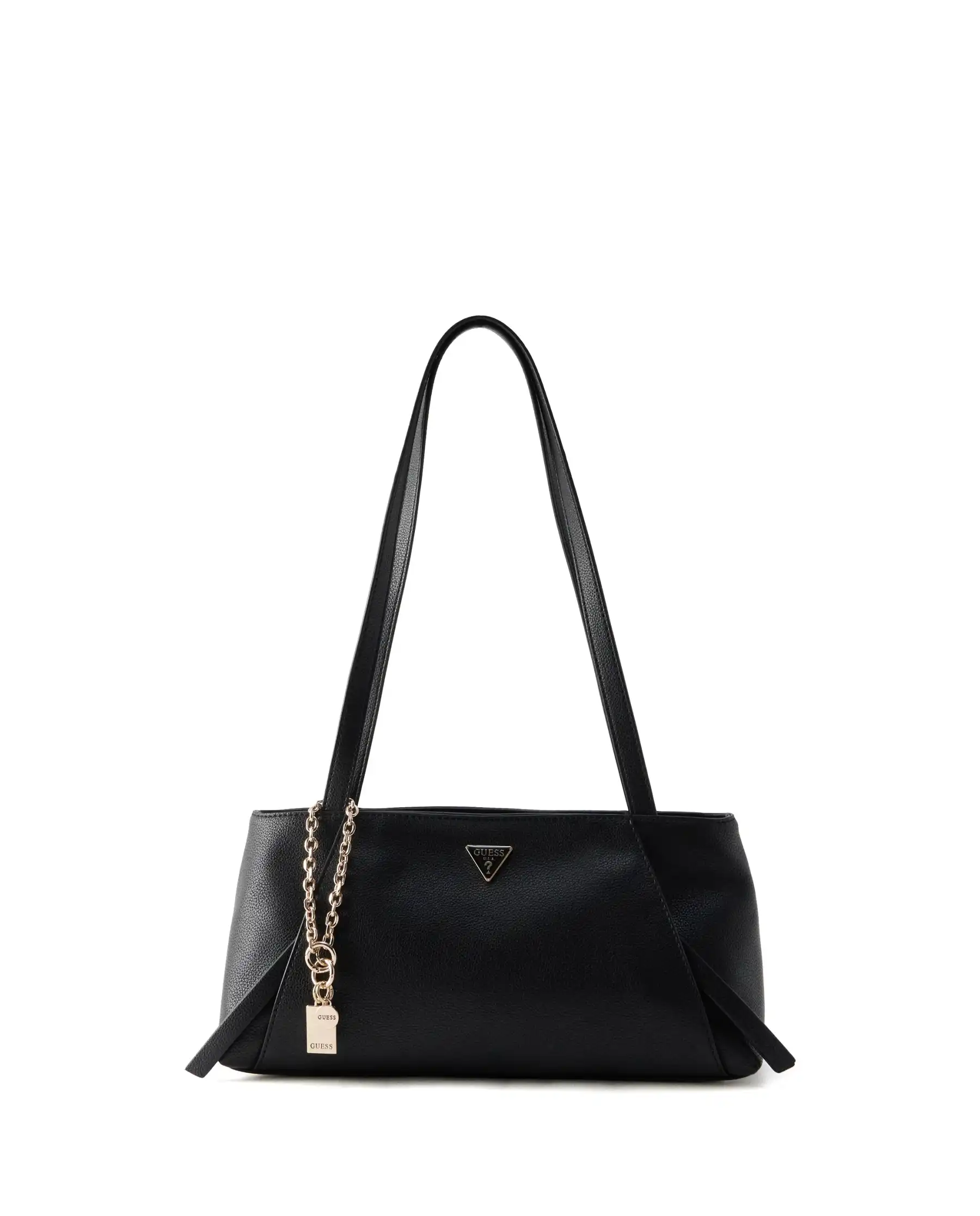 GUESS BORSA DEVON SHOULDER SATCHEL NERO