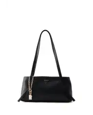 GUESS BORSA DEVON SHOULDER SATCHEL NERO