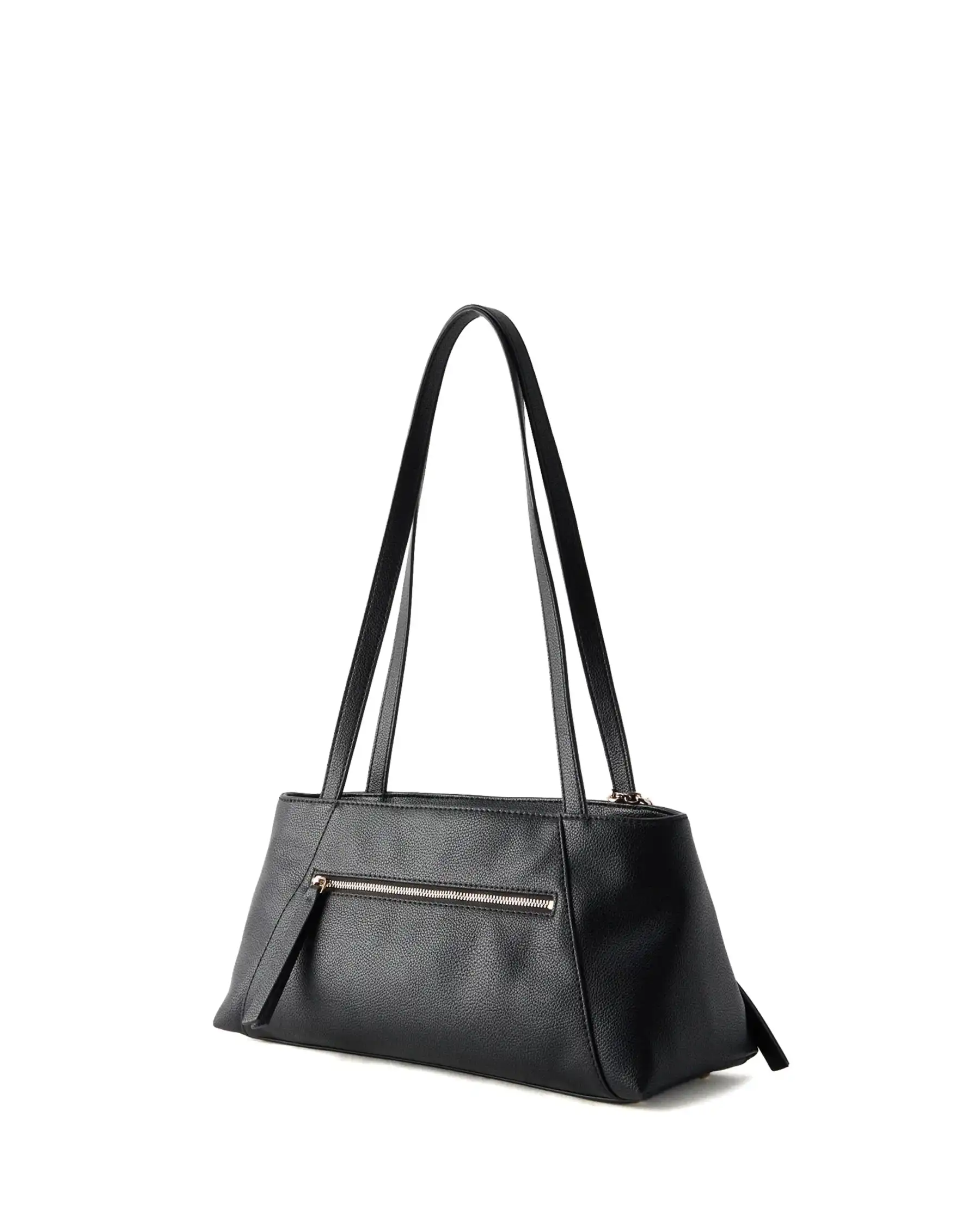 GUESS BORSA DEVON SHOULDER SATCHEL NERO