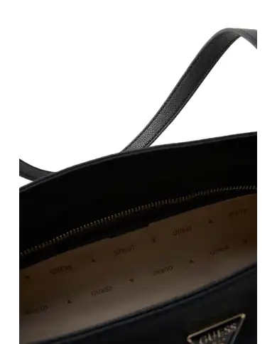GUESS BORSA DEVON SHOULDER SATCHEL NERO