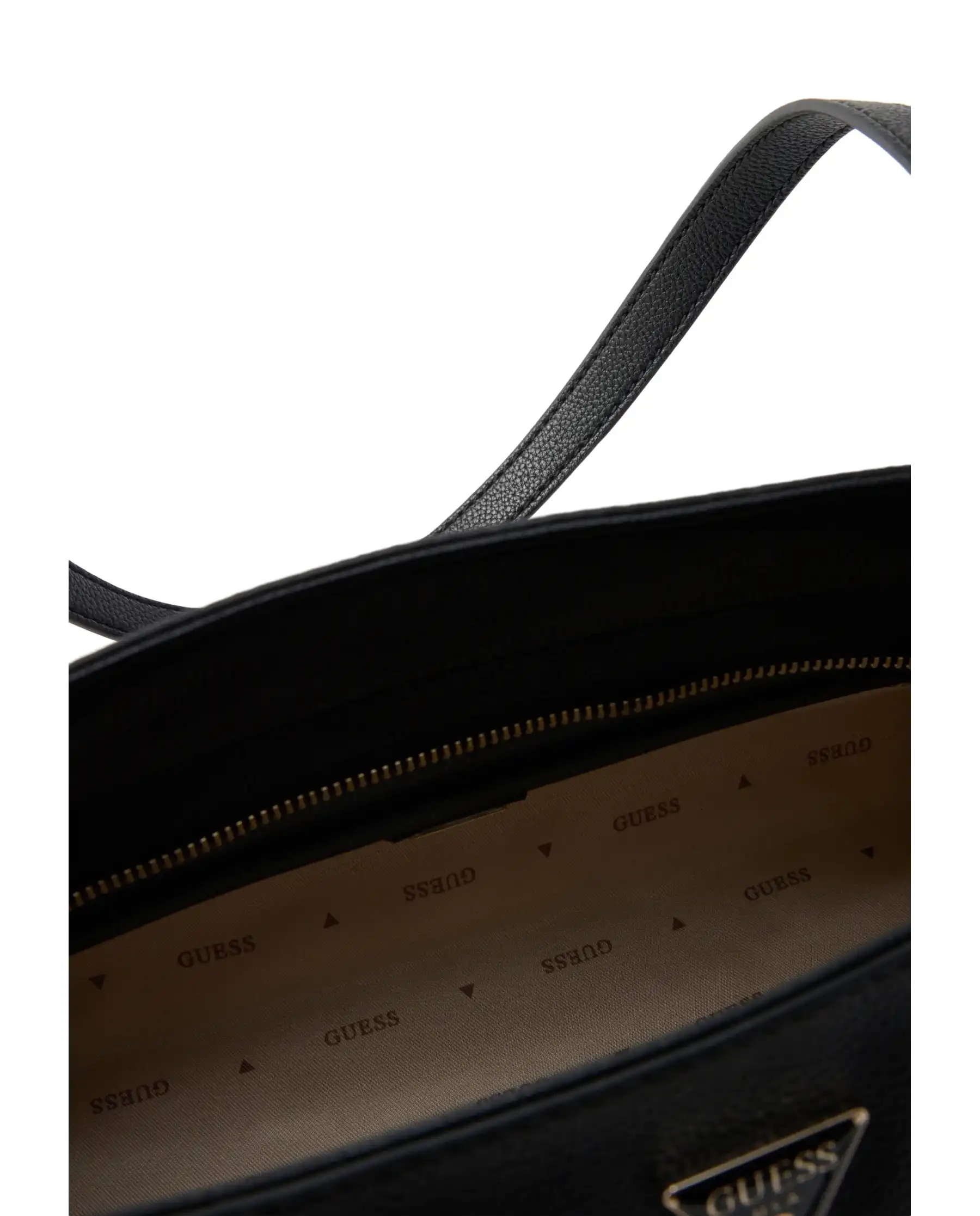 GUESS BORSA DEVON SHOULDER SATCHEL NERO