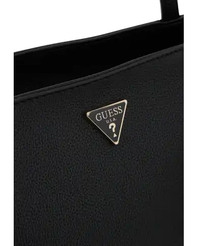 GUESS BORSA DEVON SHOULDER SATCHEL NERO
