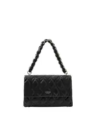 GUESS BORSA MAXINE FLAP CROSSBODY NERO