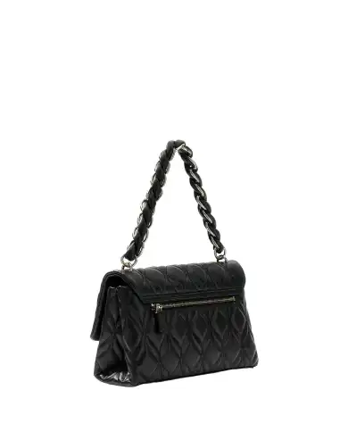 GUESS BORSA MAXINE FLAP CROSSBODY NERO