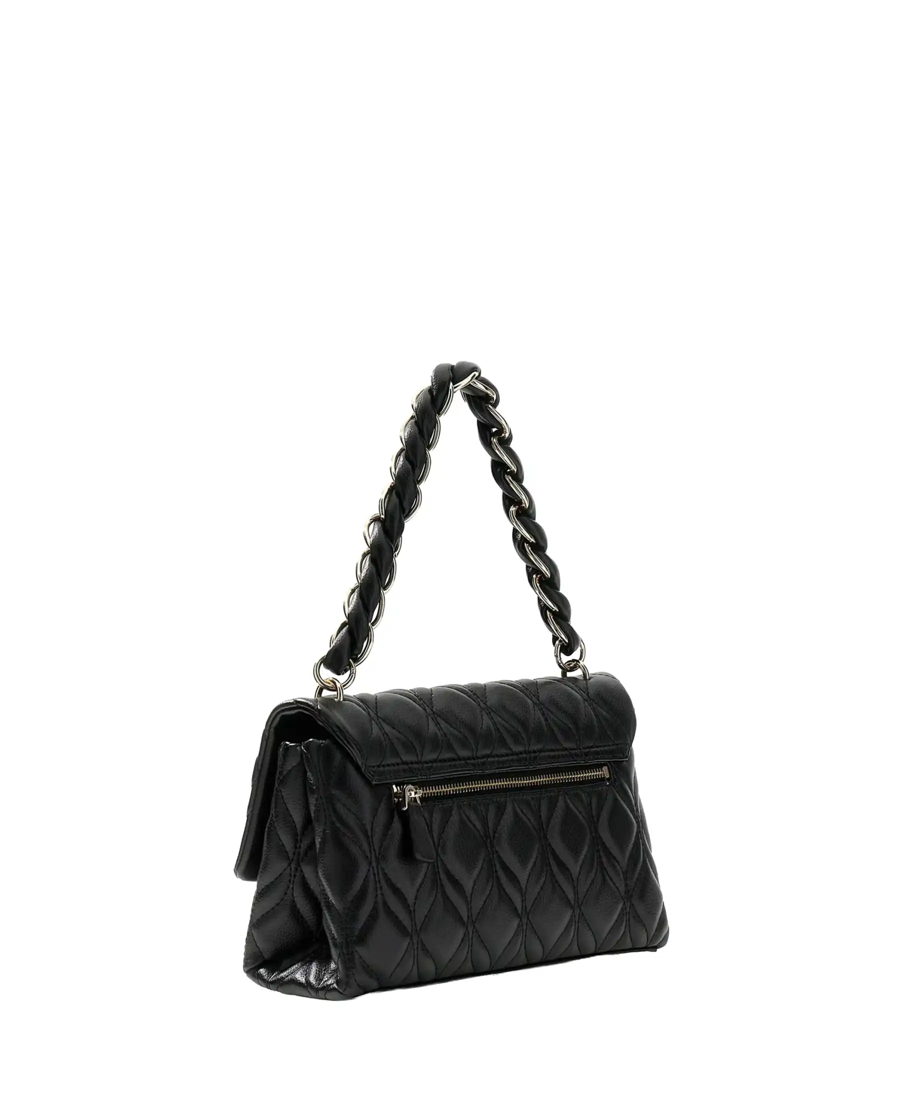 GUESS BORSA MAXINE FLAP CROSSBODY NERO