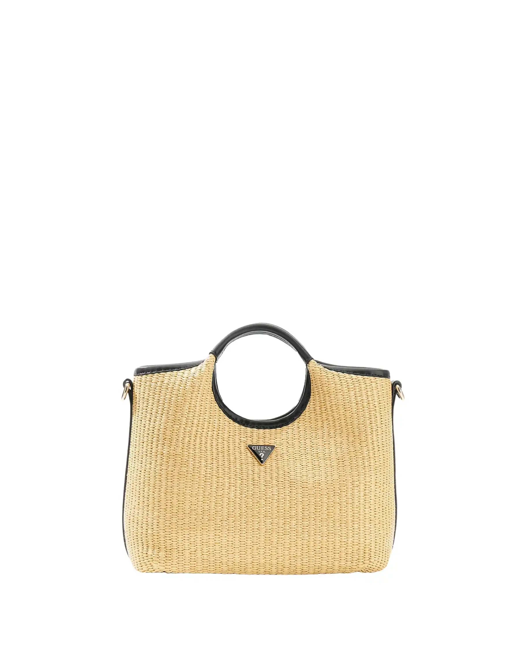 GUESS BORSA KIRSTEN MINI SATCHEL BEIGE