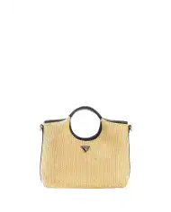 GUESS BORSA KIRSTEN MINI SATCHEL BEIGE