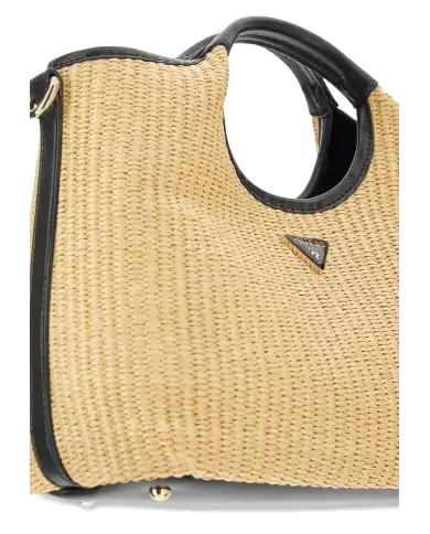GUESS BORSA KIRSTEN MINI SATCHEL BEIGE