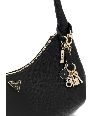 GUESS BORSA GILDA HOBO NERO