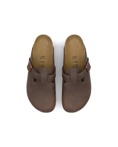 BIRKENSTOCK SABOT BOSTON MARRONE
