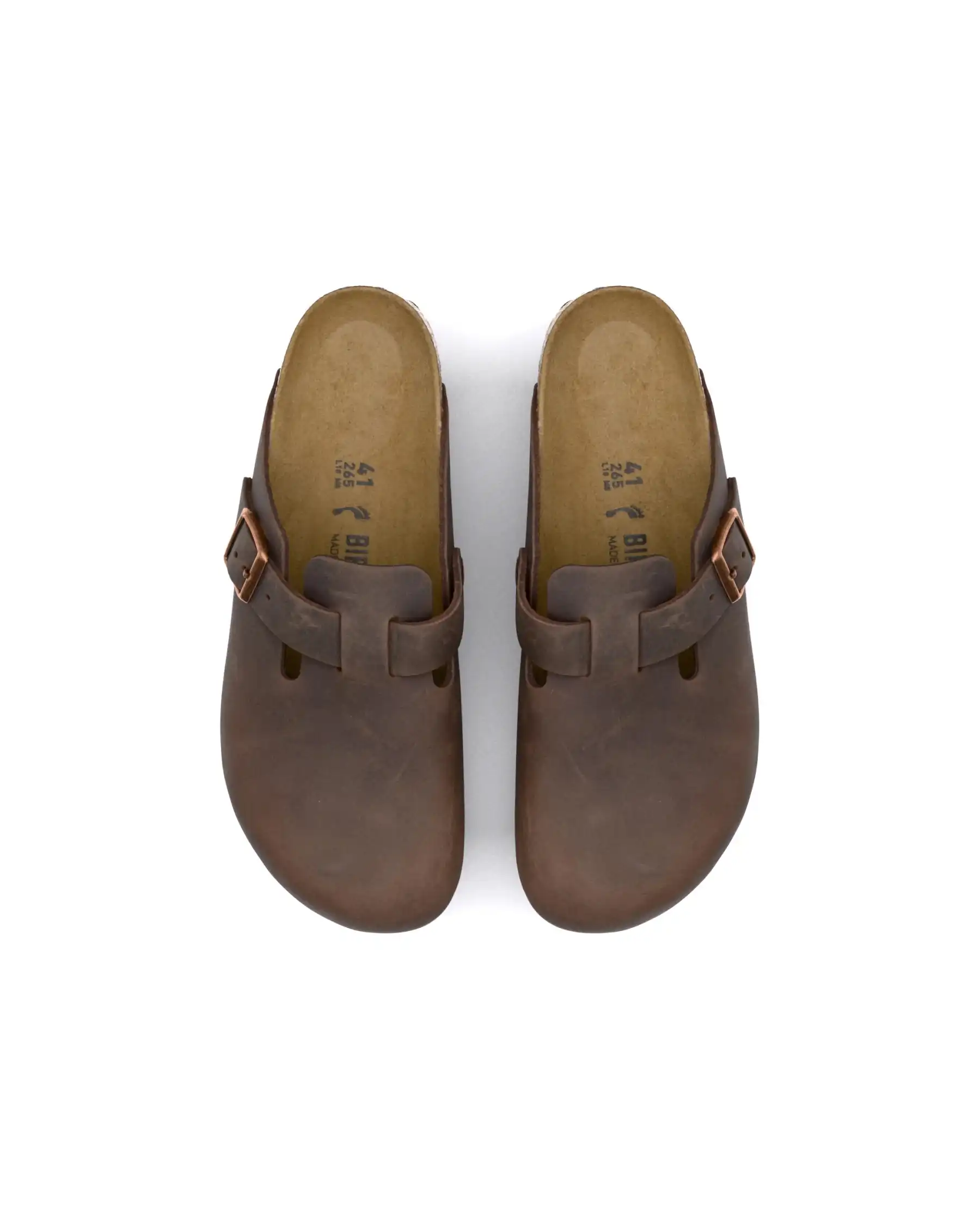 BIRKENSTOCK SABOT BOSTON MARRONE